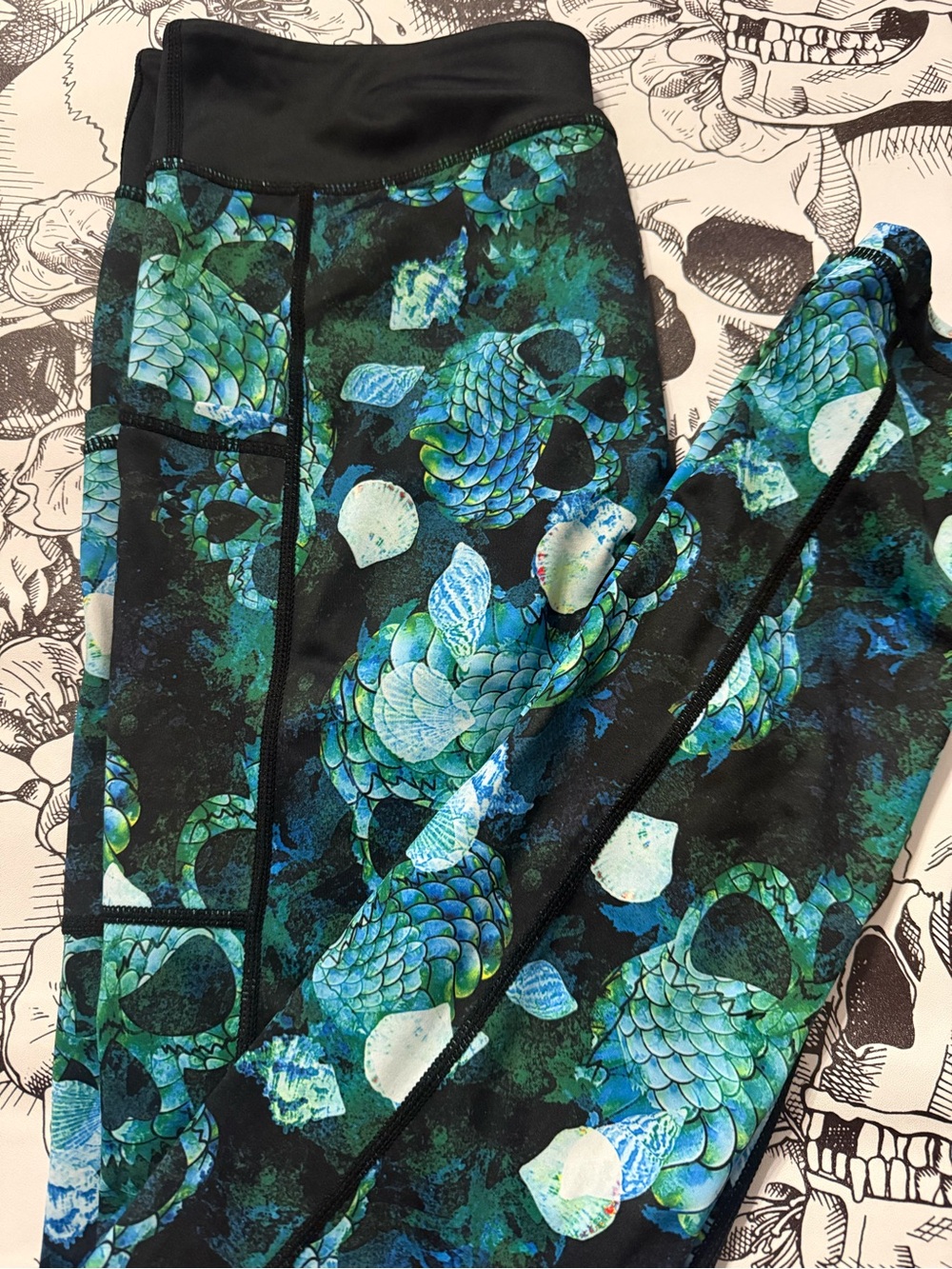 Constantly Varied Gear Mermaid Skull Leggings